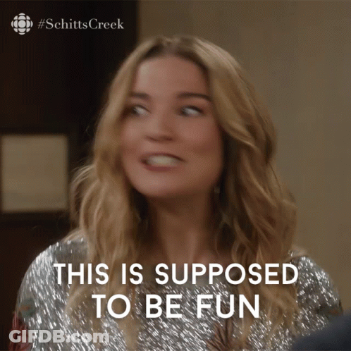 This Is Supposed To Be Fun Alexis GIF
