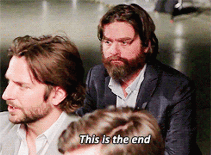 This Is The End Bradley Cooper Hang Over GIF