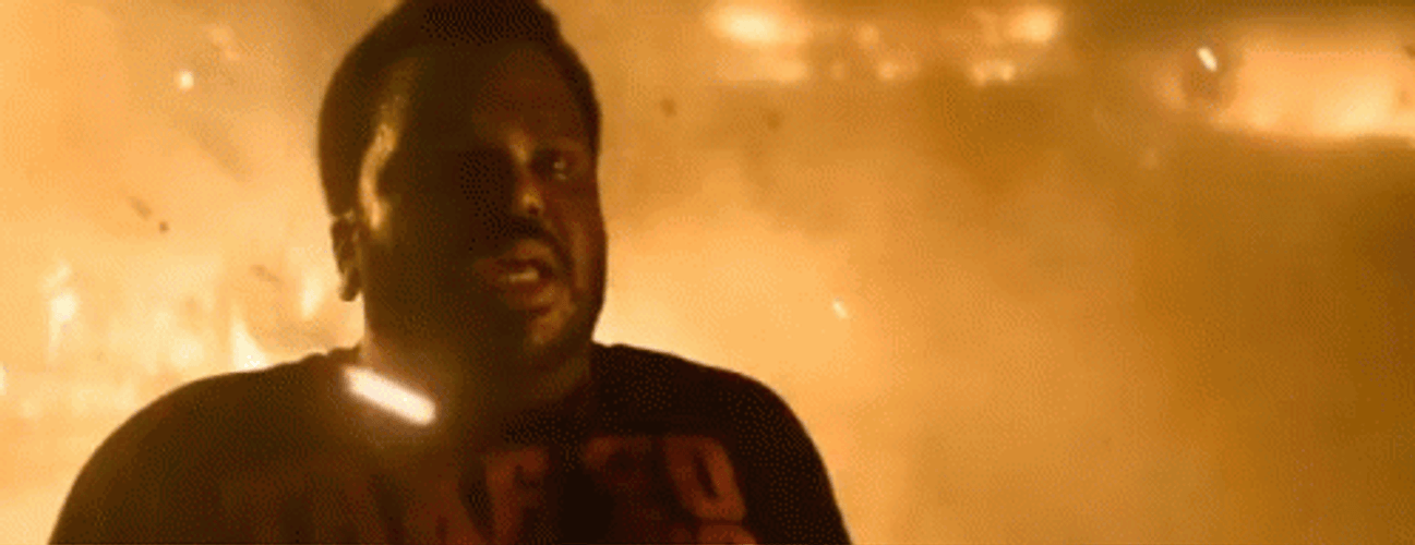 This Is The End Craig Robinson Screaming GIF