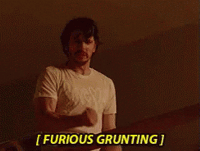 This Is The End James Franco Furious Grunting GIF