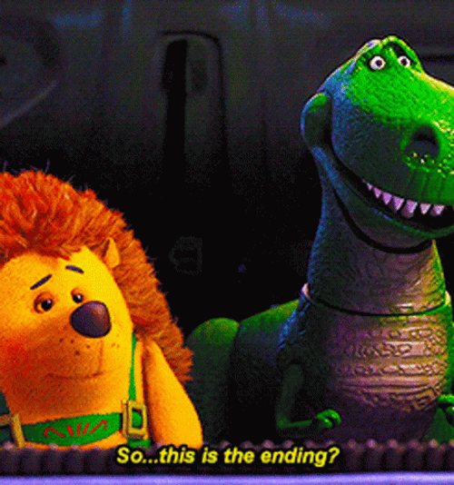 This Is The End Rex Toy Story GIF