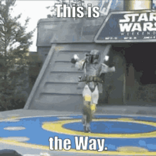 This Is The Way Dancing Mandalorian GIF