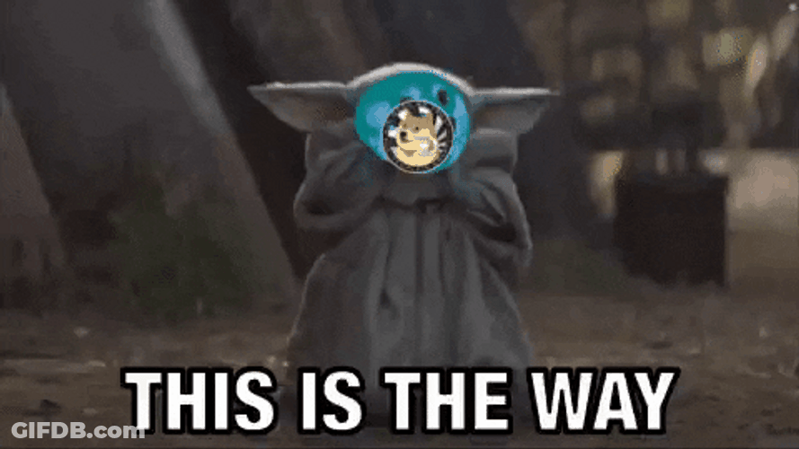 This Is The Way Dog Meme In Yoda's Head GIF