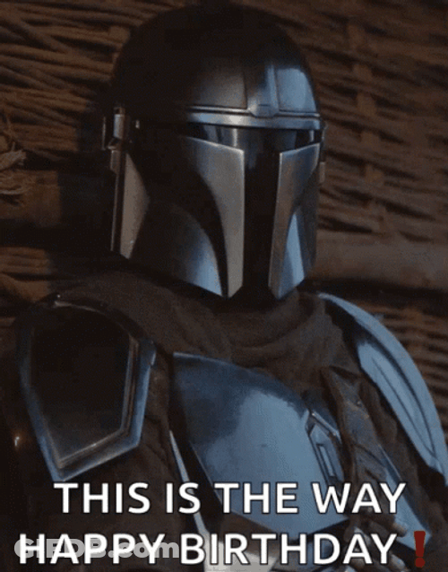 This Is The Way Happy Birthday Star Wars GIF