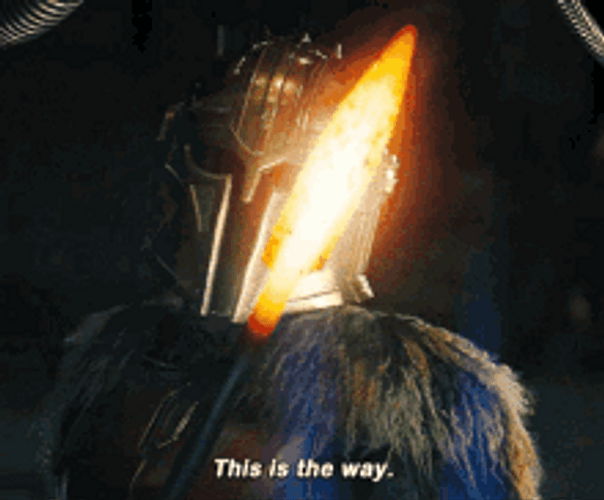 This Is The Way Mandalorian Holding A Sphere GIF