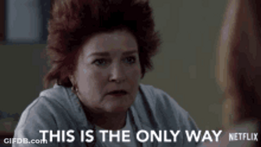 This Is The Way Only Way Lady Speaking GIF