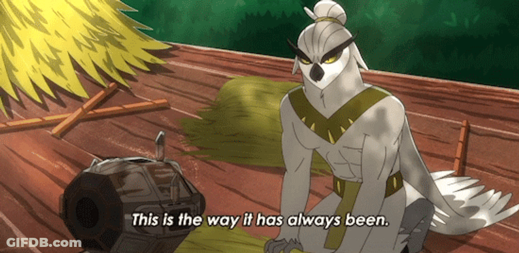 This Is The Way Owl Man Fixing Thing GIF