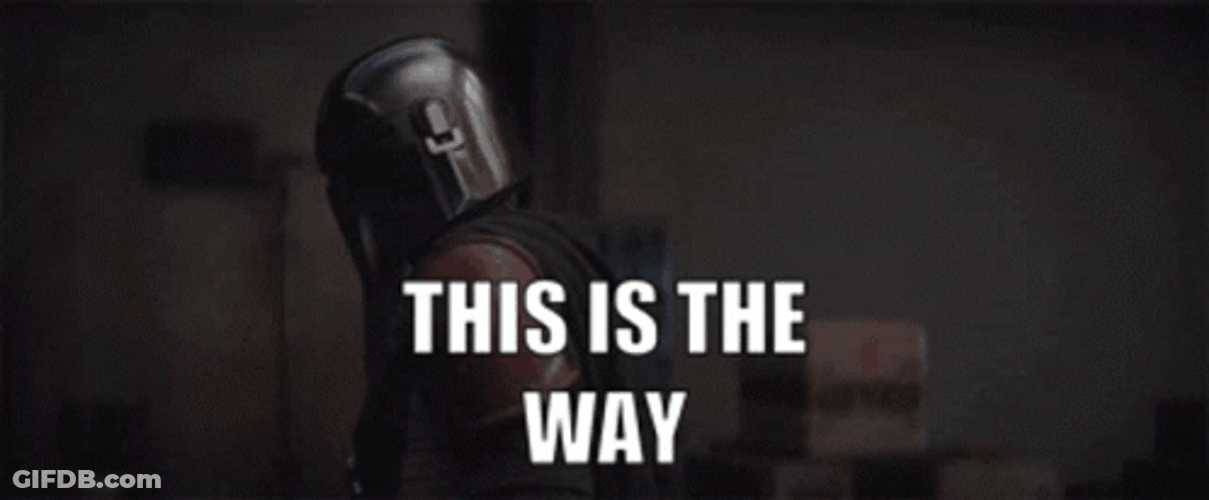 This Is The Way Worried Mandalorian GIF
