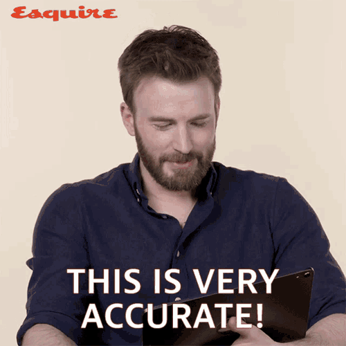 This Is Very Accurate Chris Evans GIF