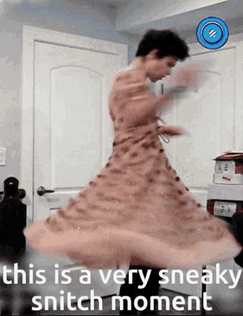 This Is Very Sneaky Snitch Moment GIF