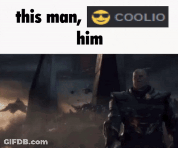 This Man Coolio Him GIF