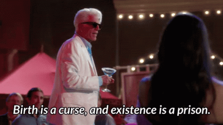 This Place Is A Prison Birth Is A Curse GIF