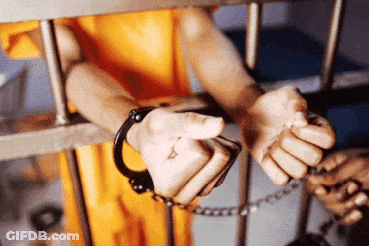 This Place Is A Prison Hand Cuff GIF