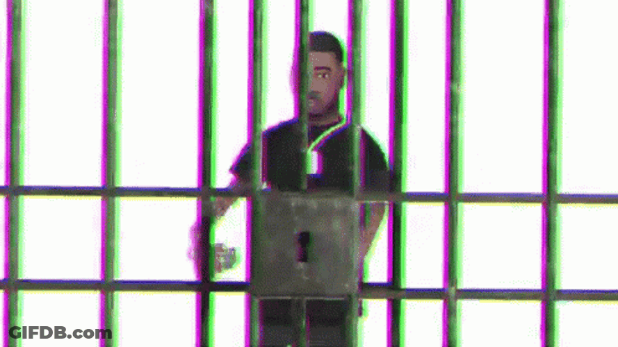 This Place Is A Prison Jail Bars GIF