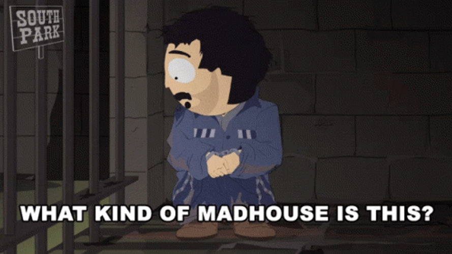 This Place Is A Prison South Park Madhouse GIF