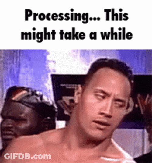 This Process Might Take A While GIF