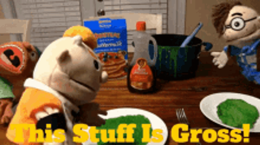 This Stuff On The Table Is Gross GIF