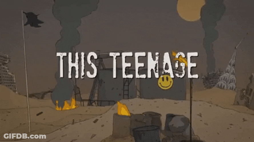 This Teenage Wasteland Of Ours GIF