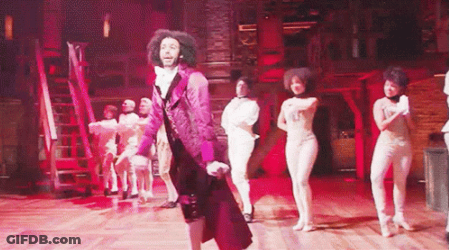 Thomas Jefferson Hamilton Performing GIF