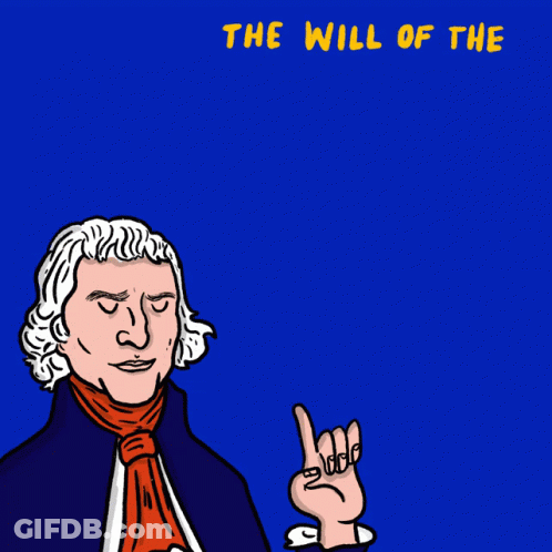 Thomas Jefferson Quote Illustration GIF
