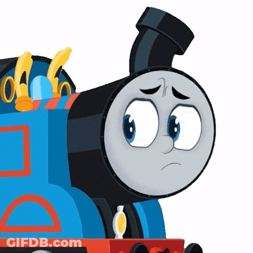 Thomas The Tank Engine Cute Worried Face GIF