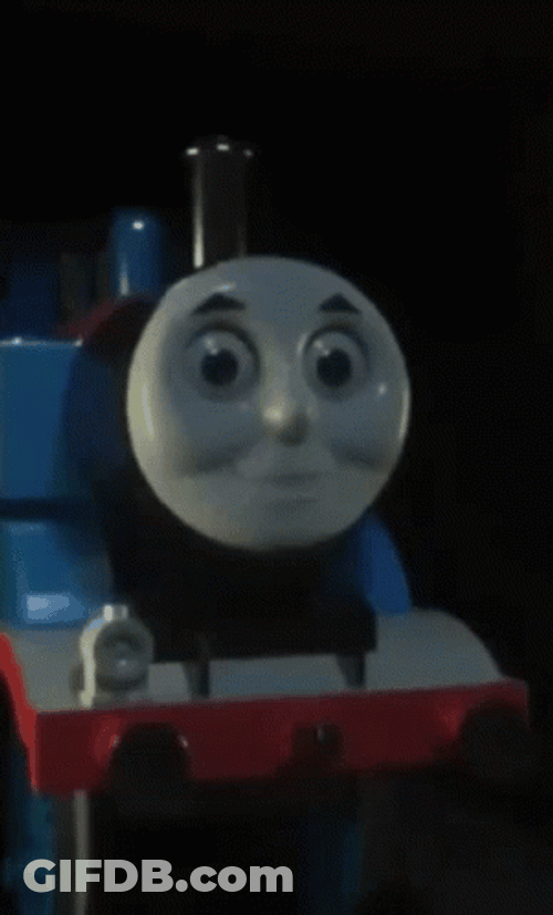 Thomas The Tank Engine Extended Neck GIF