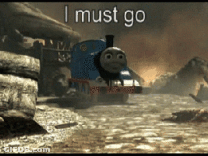 Thomas The Tank Engine I Must Go GIF