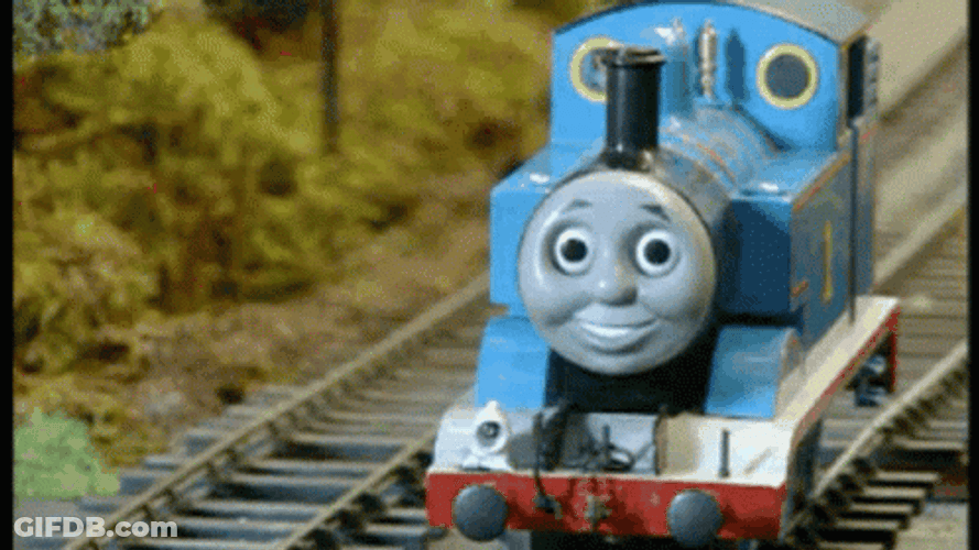 Thomas The Tank Engine Starting The Day GIF