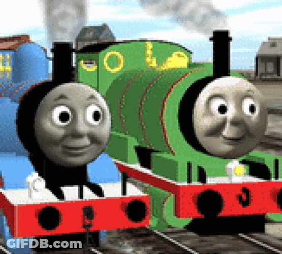 Thomas The Tank Engine With Percy GIF