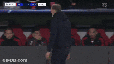 Thomas Tuchel Sent Off In Soccer Match GIF