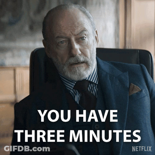 Thomas Wade You Have Three Minutes GIF