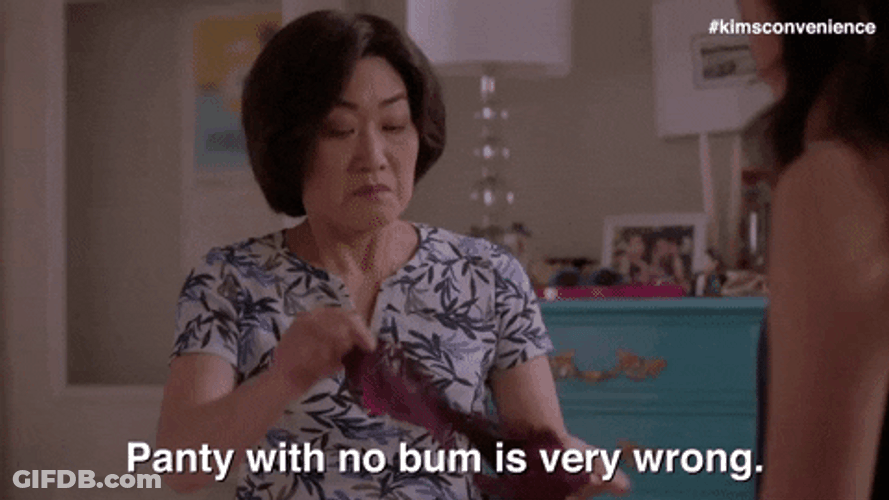 Thong With No Bum Is Very Wrong GIF