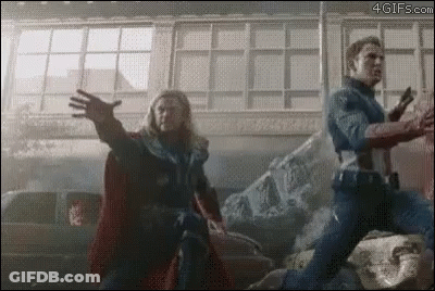 Thor And Captain America GIF