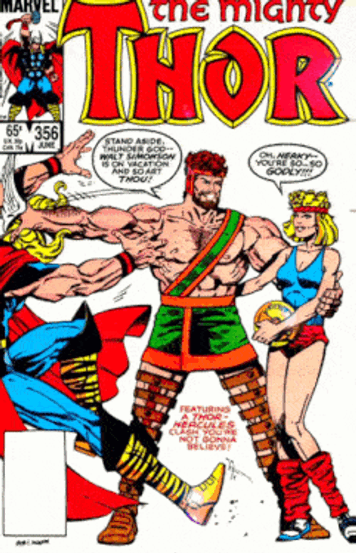 Thor Comic Covers GIF