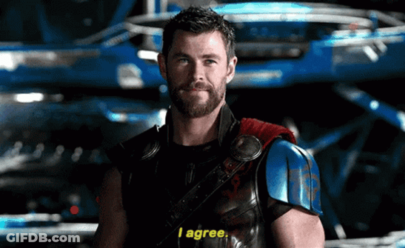 Thor I Agree GIF