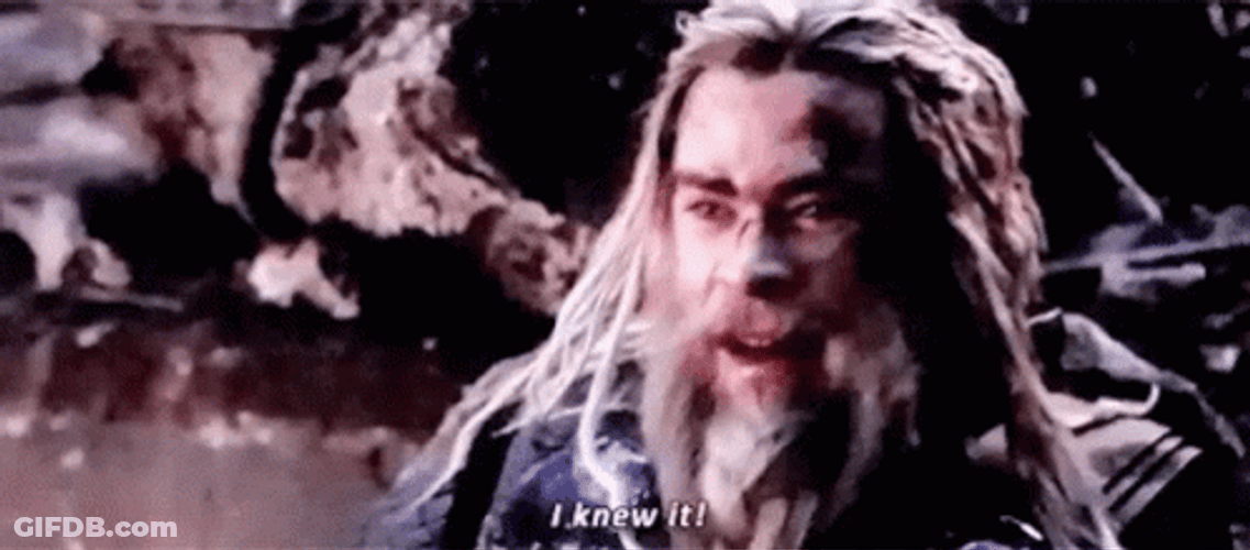 Thor I Knew It GIF