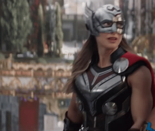 Thor Love And Thunder Jane Foster Strength GIF