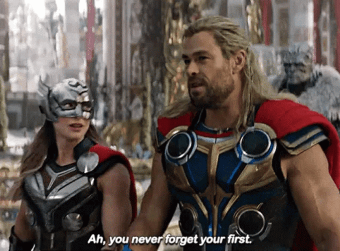 Thor Love And Thunder Never Forget Line GIF