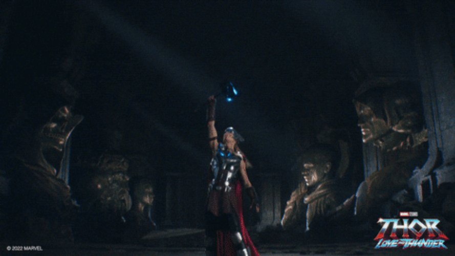 Thor Love And Thunder Strong Lightning GIF