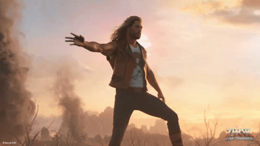 Thor Love And Thunder Thor's Hammer GIF