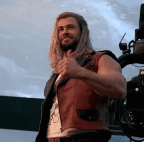 Thor Love And Thunder Thumbs Up Reaction GIF