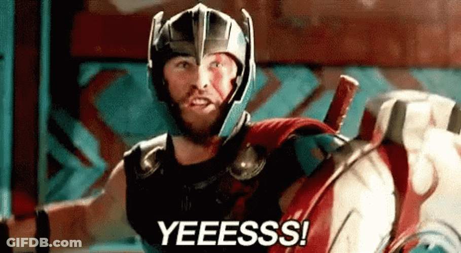 Thor Marvel Yess GIF