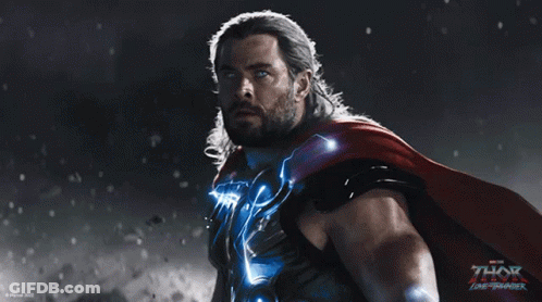 Thor Ragnarok Blue Lightning Eyes GIF