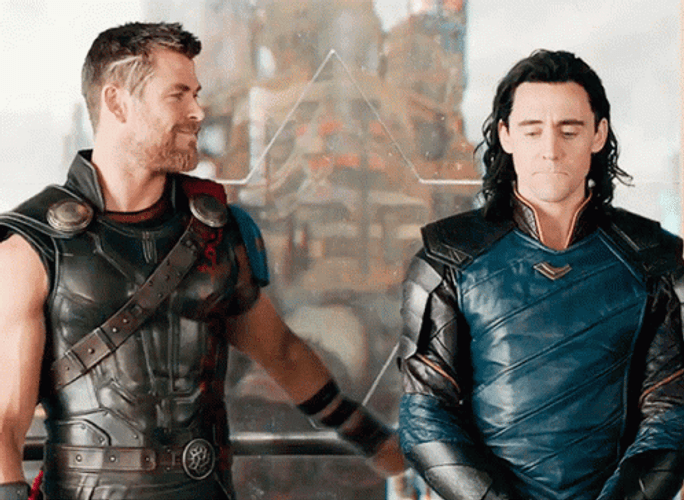 Thor: Ragnarok Thor And Loki GIF