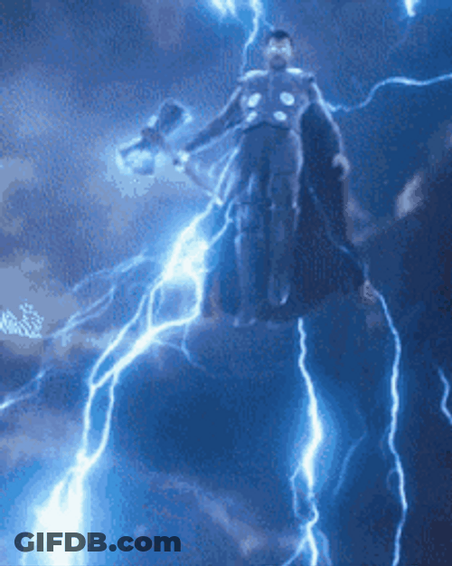 Thor Smashing The Ground GIF