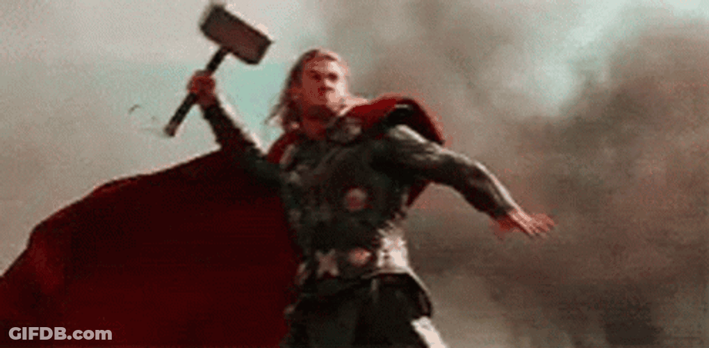 Thor Thunder Hammer GIF