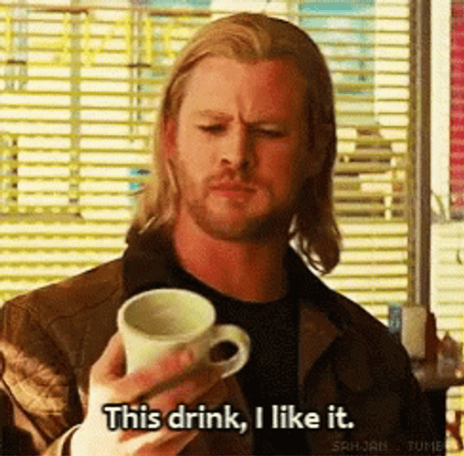 Thor Wants Anotha One Drink GIF