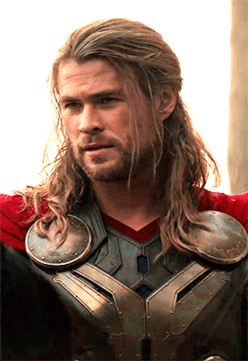 Thor With A Serious Look GIF