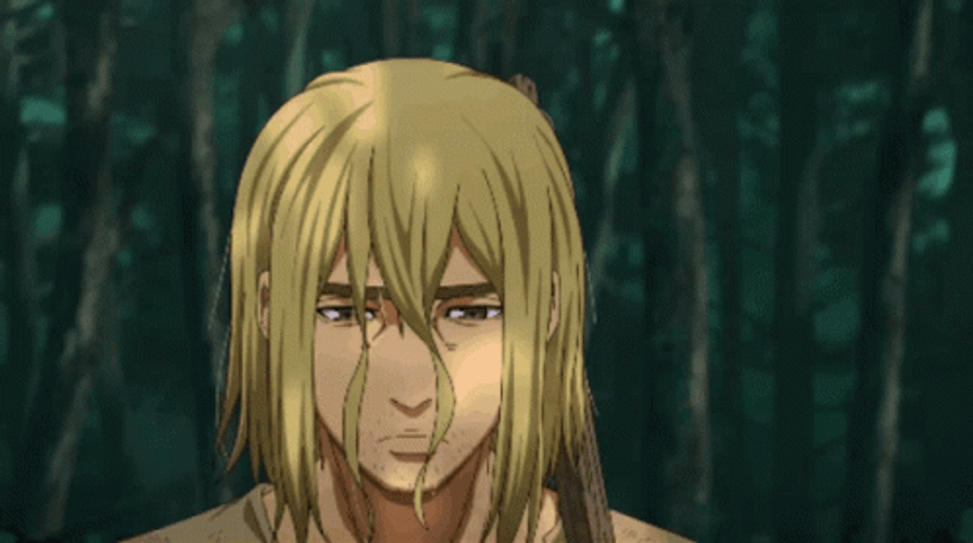 Thorfinn Walking Forest GIF