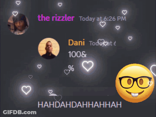 Thorizzler Conversation With Smiley Face With Glasses GIF